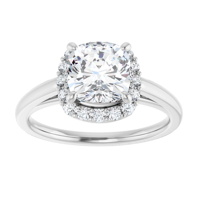 Halo-Style Engagement Ring
