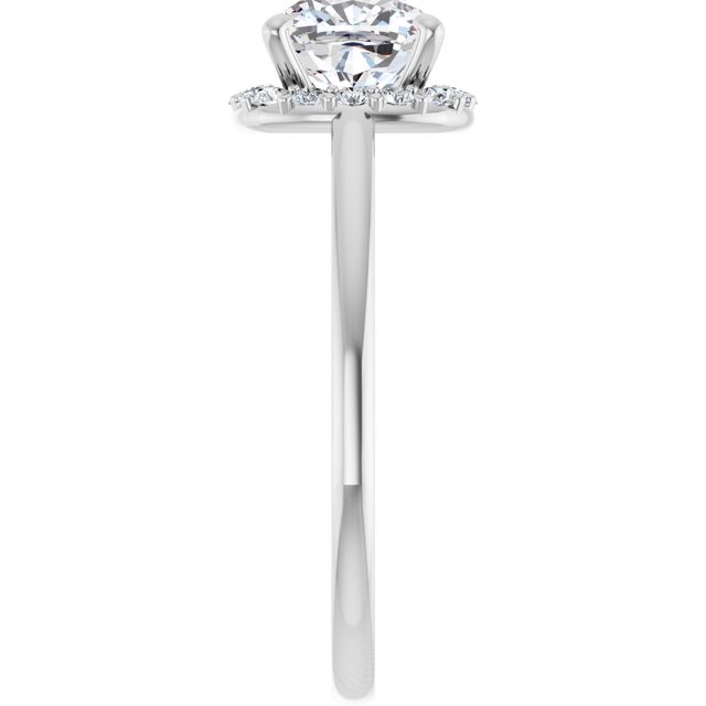 Halo-Style Engagement Ring