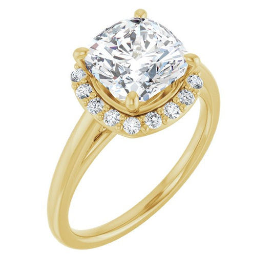 Halo-Style Engagement Ring