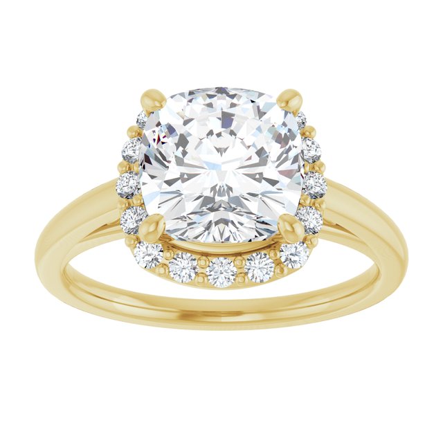 Halo-Style Engagement Ring