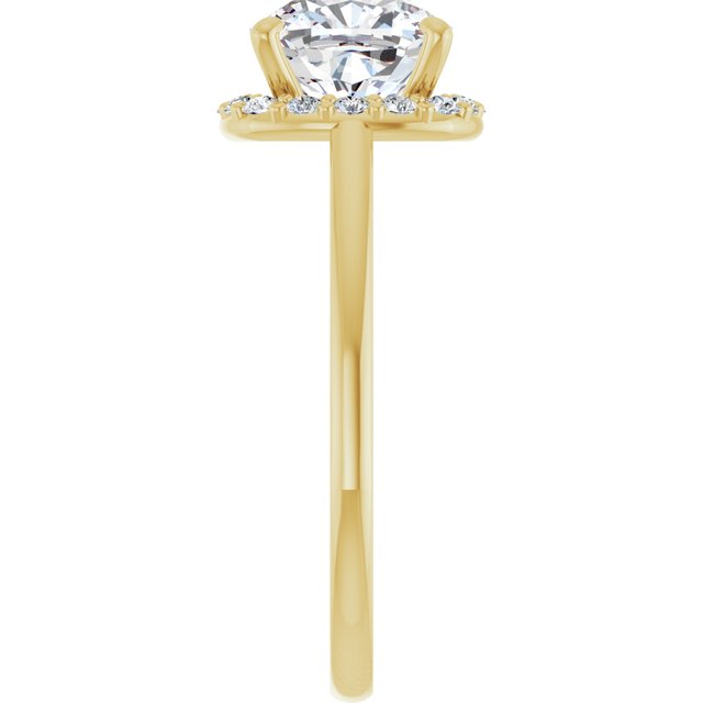 Halo-Style Engagement Ring
