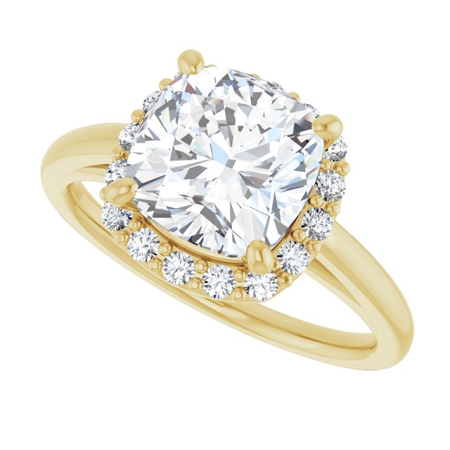 Halo-Style Engagement Ring