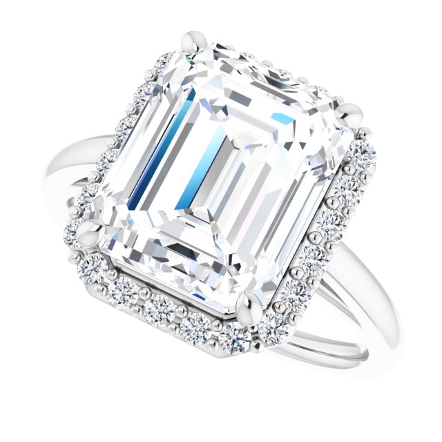Halo-Style Engagement Ring
