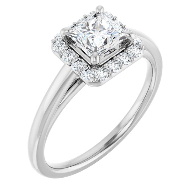 Halo-Style Engagement Ring
