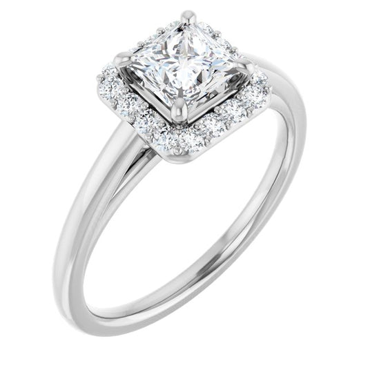 Halo-Style Engagement Ring