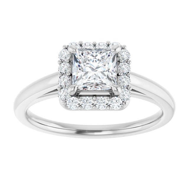 Halo-Style Engagement Ring