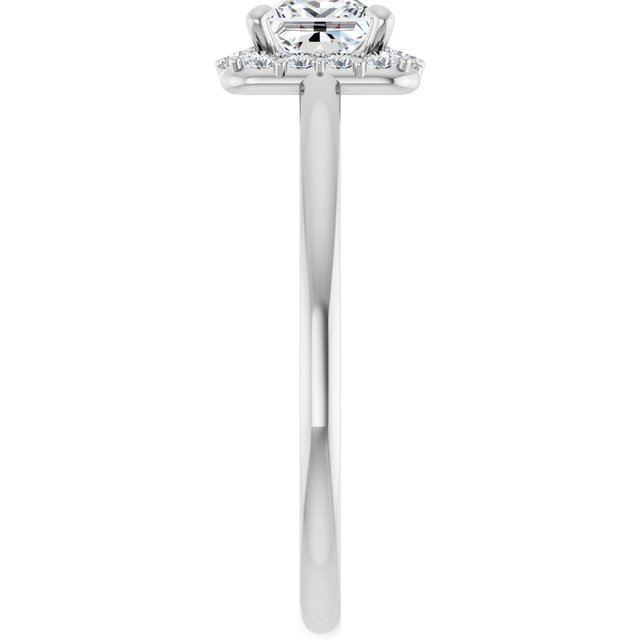 Halo-Style Engagement Ring