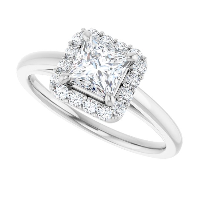 Halo-Style Engagement Ring