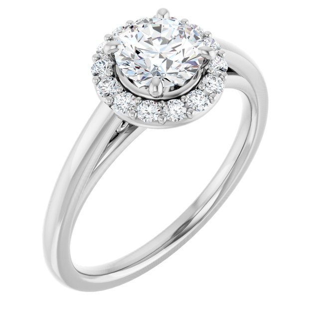 Halo-Style Engagement Ring