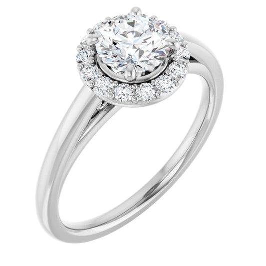 Halo-Style Engagement Ring