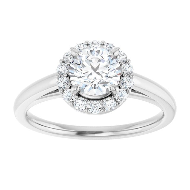 Halo-Style Engagement Ring