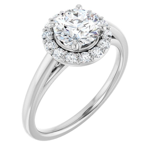 Halo-Style Engagement Ring