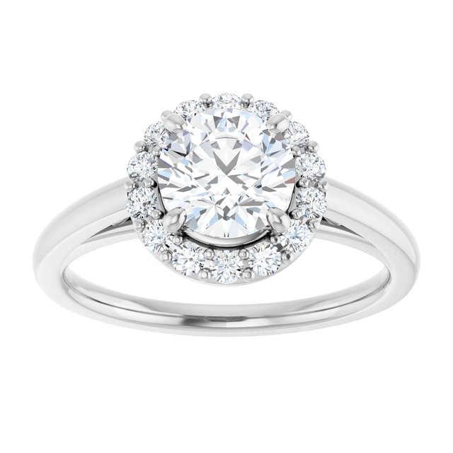 Halo-Style Engagement Ring