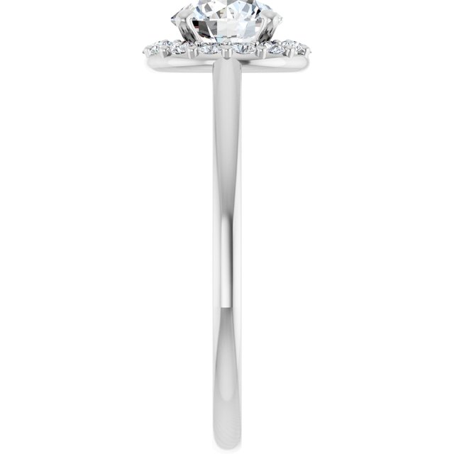 Halo-Style Engagement Ring