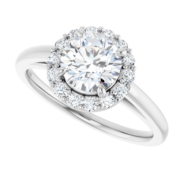 Halo-Style Engagement Ring
