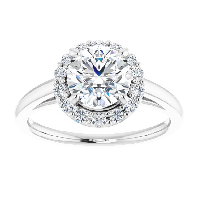 Halo-Style Engagement Ring