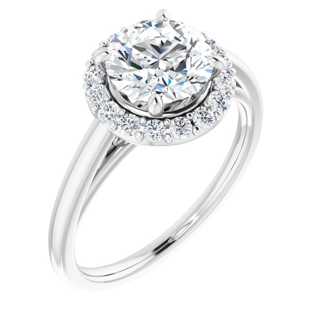 Halo-Style Engagement Ring