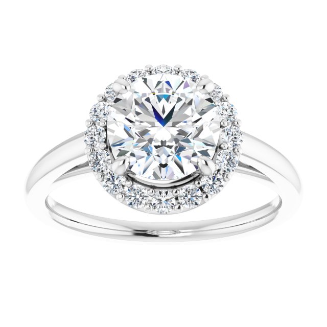 Halo-Style Engagement Ring