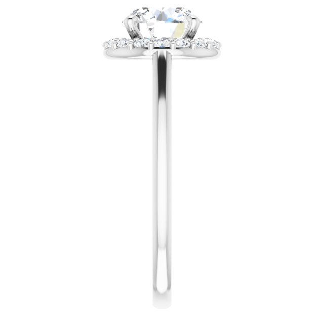 Halo-Style Engagement Ring