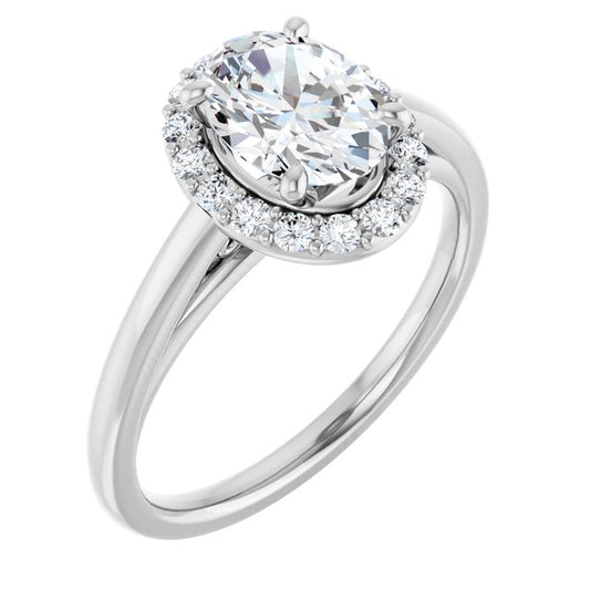 Halo-Style Engagement Ring