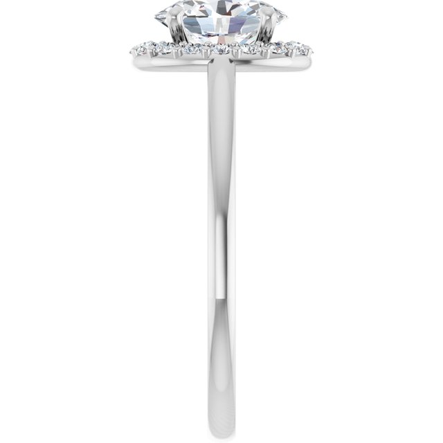 Halo-Style Engagement Ring
