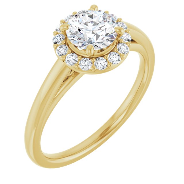 Halo-Style Engagement Ring
