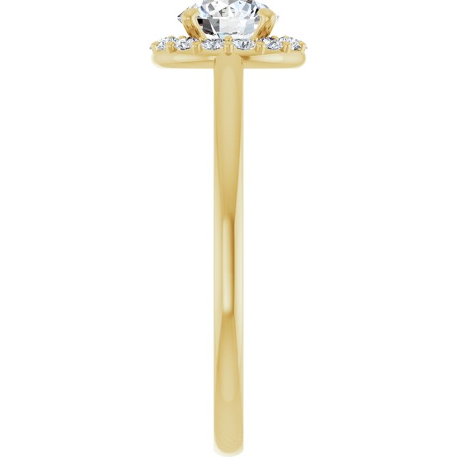 Halo-Style Engagement Ring