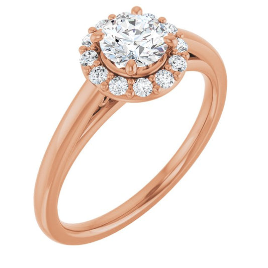 Halo-Style Engagement Ring