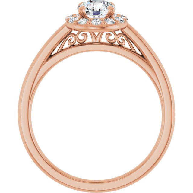 Halo-Style Engagement Ring