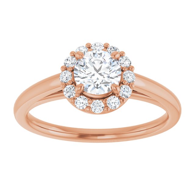 Halo-Style Engagement Ring