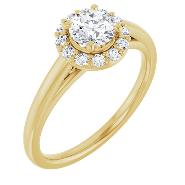 Halo-Style Engagement Ring