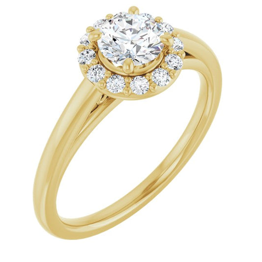 Halo-Style Engagement Ring