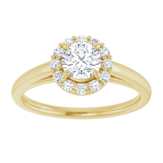 Halo-Style Engagement Ring