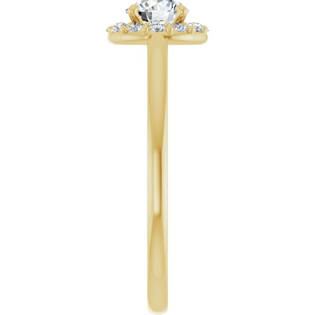Halo-Style Engagement Ring