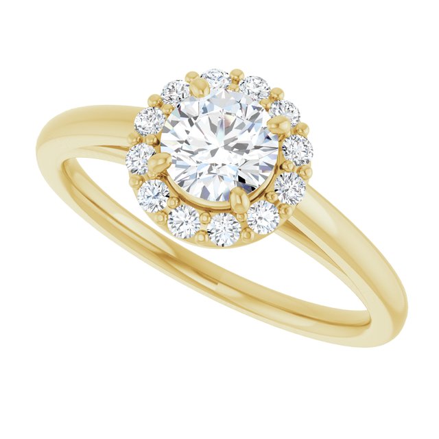 Halo-Style Engagement Ring