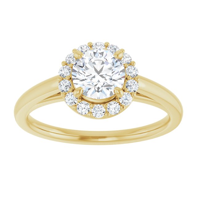 Halo-Style Engagement Ring