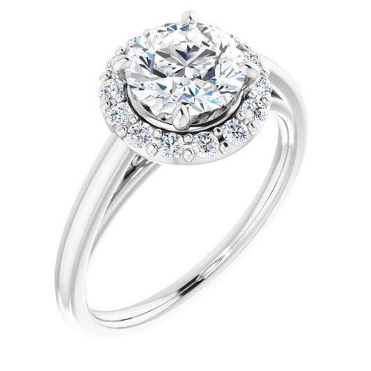 Halo-Style Engagement Ring