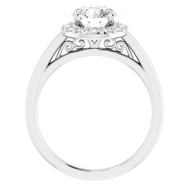 Halo-Style Engagement Ring