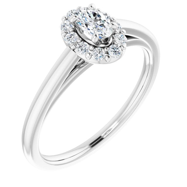 Halo-Style Engagement Ring