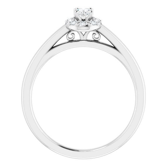 Halo-Style Engagement Ring
