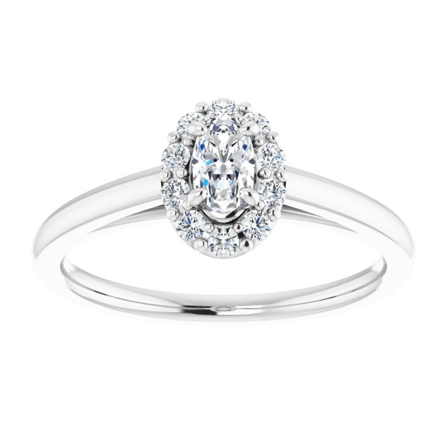 Halo-Style Engagement Ring