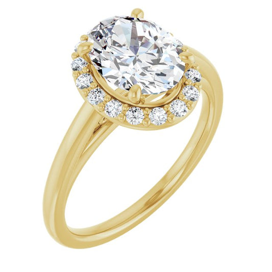 Halo-Style Engagement Ring
