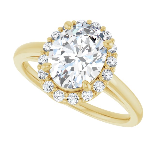 Halo-Style Engagement Ring