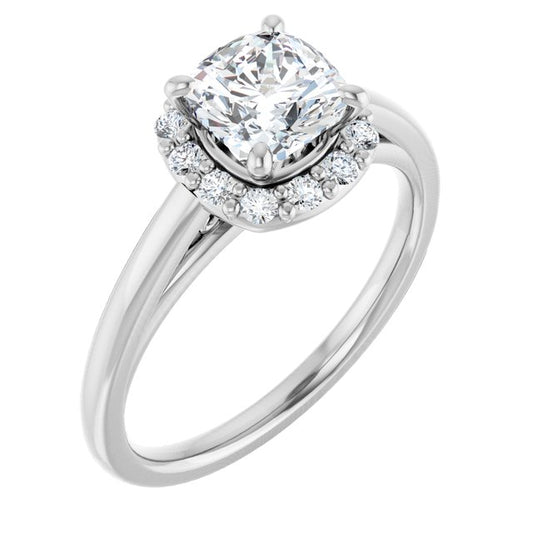 Halo-Style Engagement Ring
