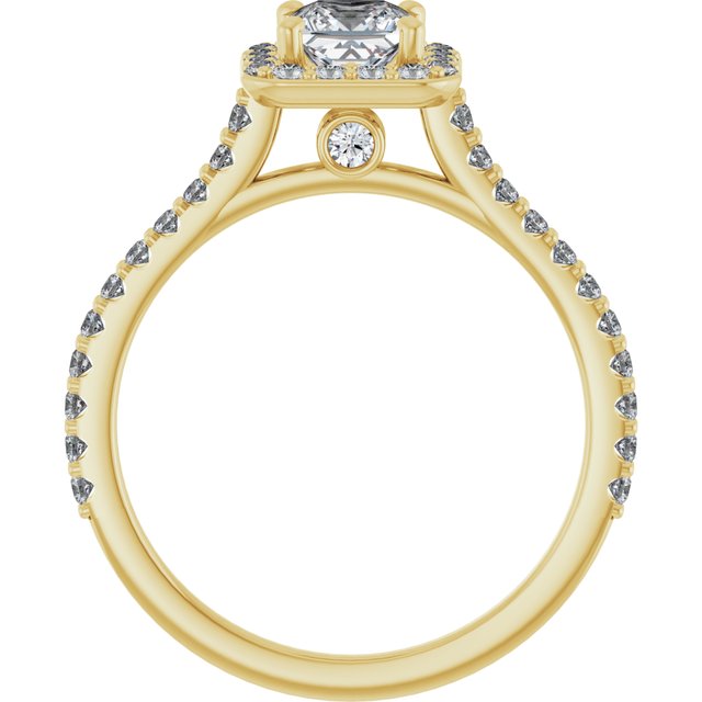 Halo-Style Engagement Ring