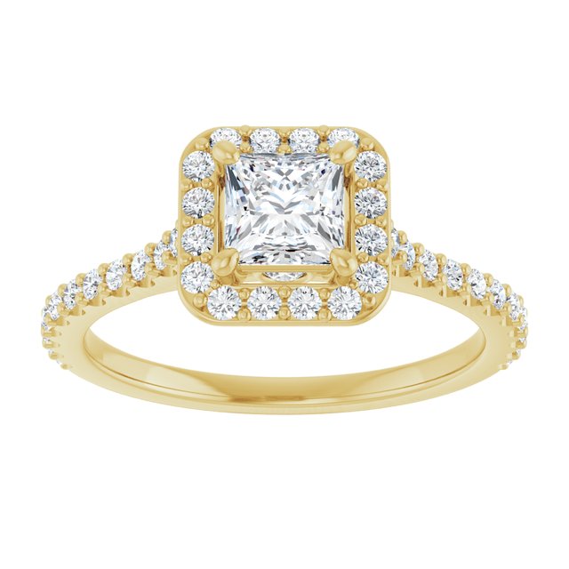 Halo-Style Engagement Ring