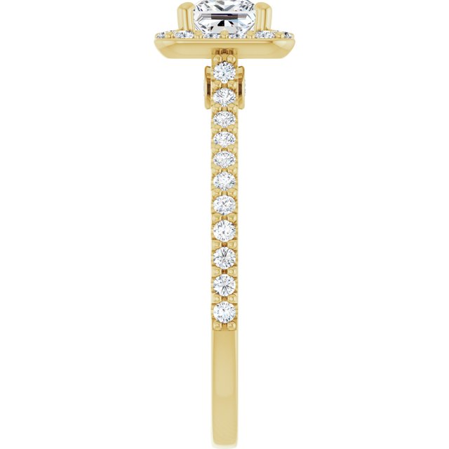 Halo-Style Engagement Ring