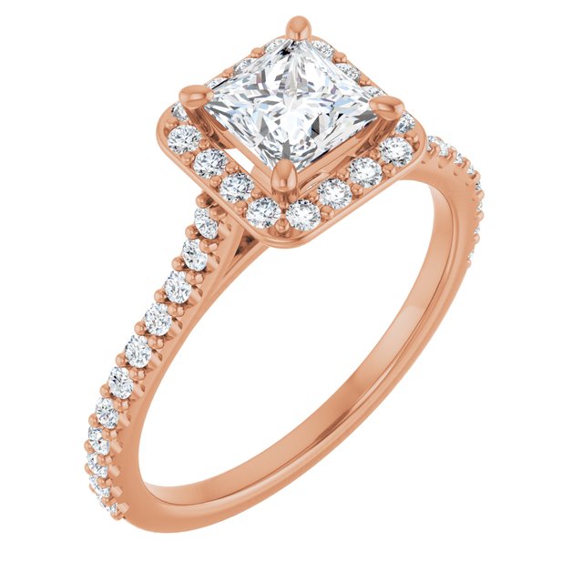 Halo-Style Engagement Ring
