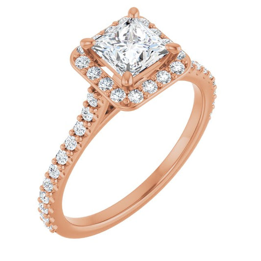 Halo-Style Engagement Ring