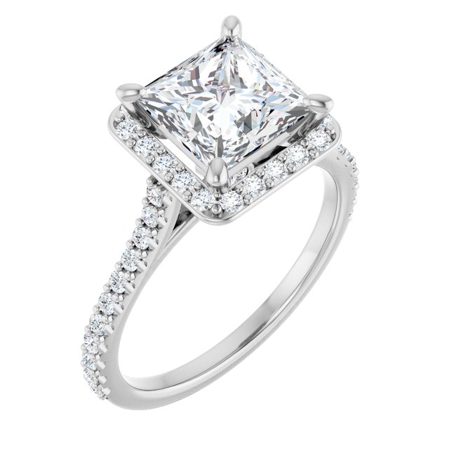 Halo-Style Engagement Ring